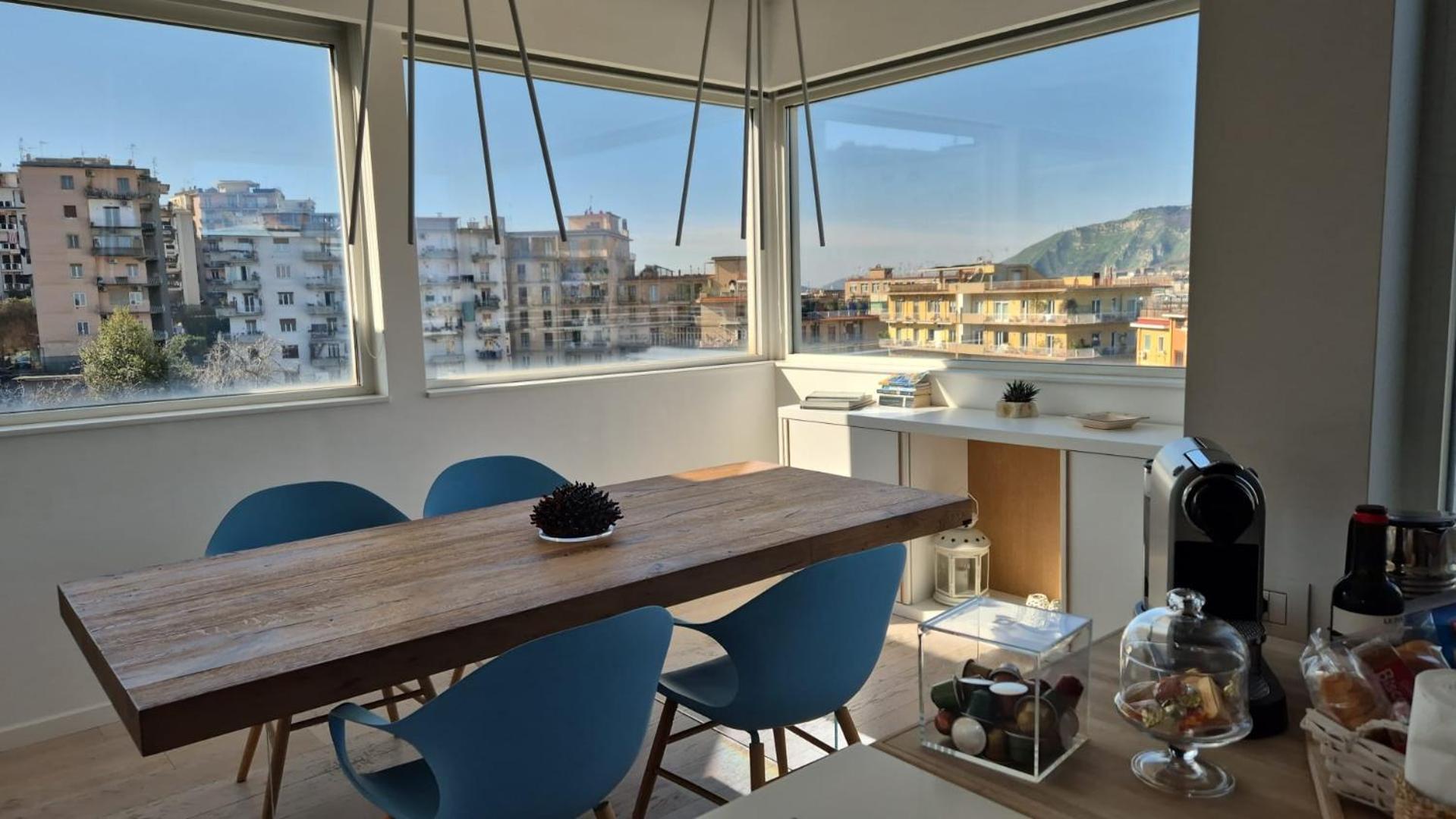 Terrazza Manu - Loft Suspended Over The City-Vomero Neapel Exterior foto