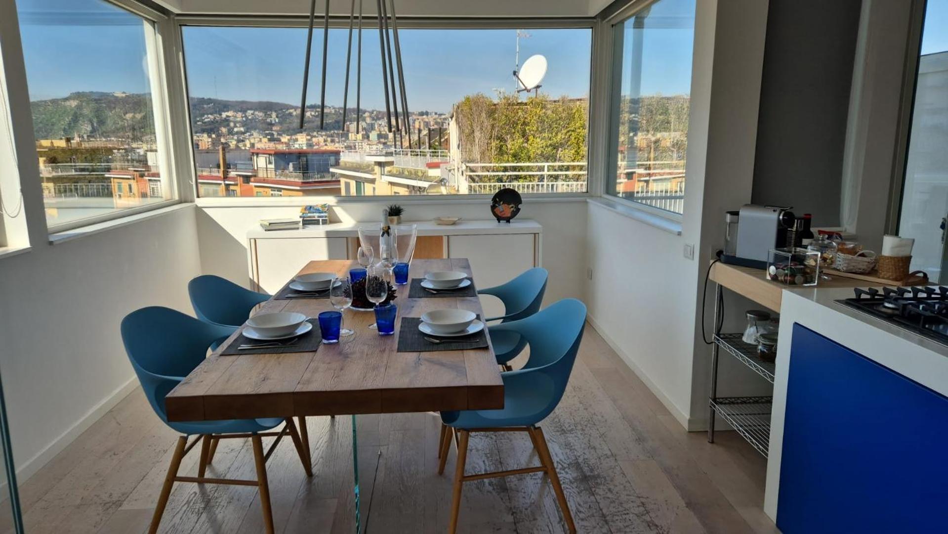 Terrazza Manu - Loft Suspended Over The City-Vomero Neapel Exterior foto