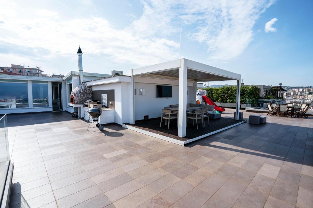 Terrazza Manu - Loft Suspended Over The City-Vomero Neapel Exterior foto