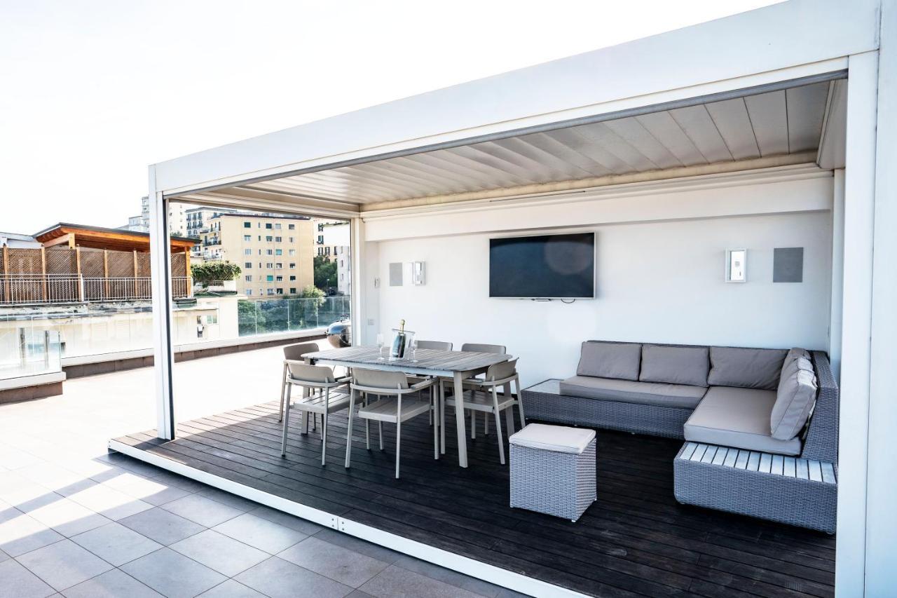 Terrazza Manu - Loft Suspended Over The City-Vomero Neapel Exterior foto